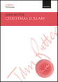 Christmas Lullaby SATB choral sheet music cover